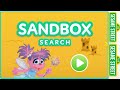 Sesame Street Sandbox Search PBS Kids