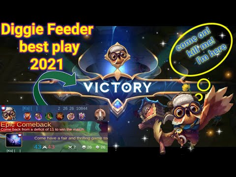 come on! kill me! Meta Diggie feeder | Diggie Best Build 2021 | Diggie By [Ks] [  ] | Mobile Legends