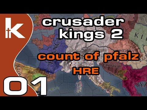Crusader Kings 2 Count of Pfalz - Ep 01 | Let's Play Ck2 in the Holy Roman Empire