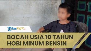 Bocah 10 Tahun di Tanjungbalai Miliki Hobi Tak Lazim, Suka Minum Bensin, Makan Paku hingga Beling