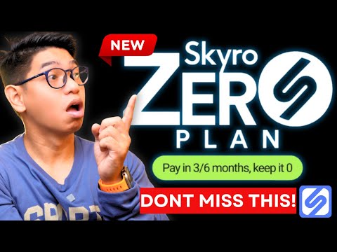 SKYRO ZERO PLAN - Pantapat kay Billease Pay with GRACE! Zero Interest From 3-6 Months!