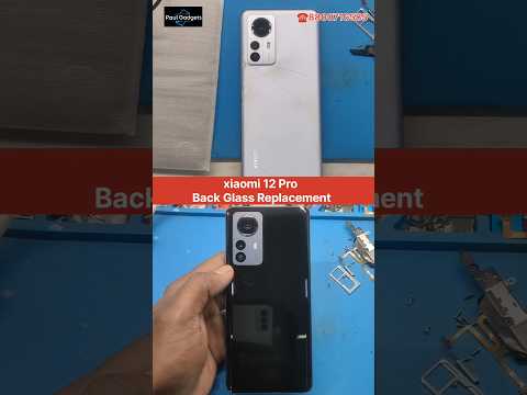 xiaomi 12 pro back glass replacement #redmi #xiaomi #vivo #oneplus #realme #samsung #shorts