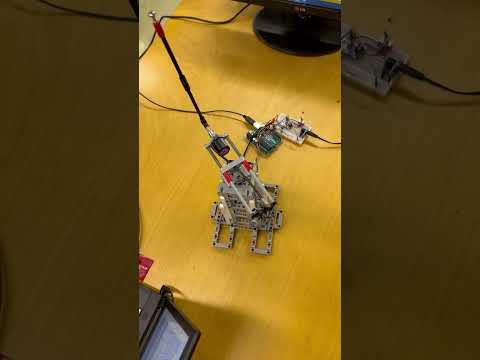 機械システム工学科 倒立振子の安定化制御 #shorts #ロボット #ロボットプログラミング #電子工作