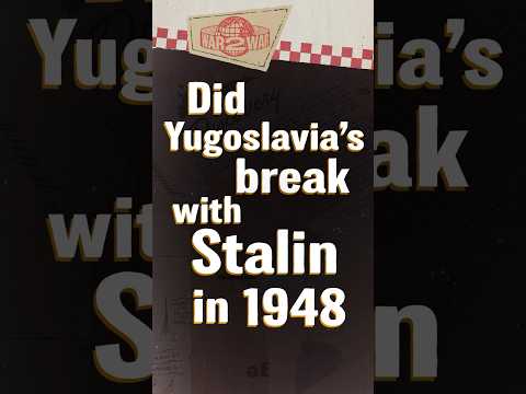 How Tito Defied Stalin in 1948, and Shook the Cold War #W2W #shorts