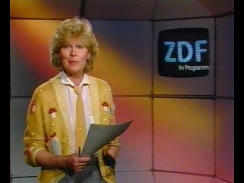 ZDF 23.03.1985 - ZDF Ihr Programm (Vorschau) und heute mit Gerhard Klarner, sowie Ansage
