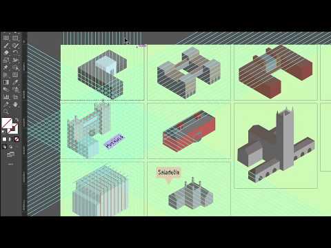 Isometric Flat Design Tutorial Based on Real Buildings, Adobe Illustrator