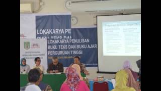Universitas Nasional – Lokakarya Penulisan Buku Teks dan Buku Ajar Perguruan Tinggi