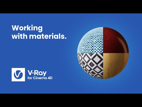 V-Ray for Cinema 4D — Working with materials