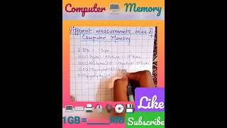 Download lagu #factshorts  #memory #shorts #bits #bytes #gb #mb #easy #remember mp3