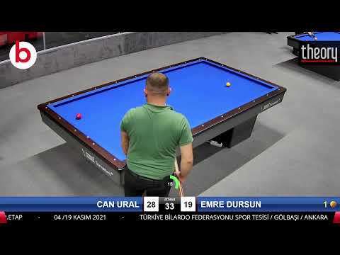 CAN URAL & EMRE DURSUN Bilardo Maçı - 2021 TÜRKİYE ŞAMPİYONASI 2.ETAP-9.TUR