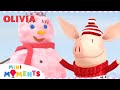 Olivia Builds A Snow Lady ️ Olivia The Pig Full Episode 1 Hour Comp Mini Moments