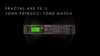 Matt Chalk - Axe Fx II Tone Match - John Petrucci - Behind The Veil