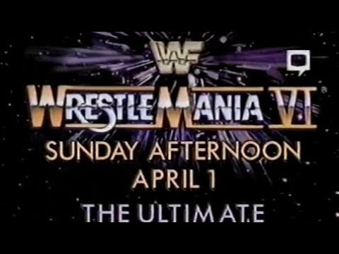 WWF WrestleMania VI promo 1990 