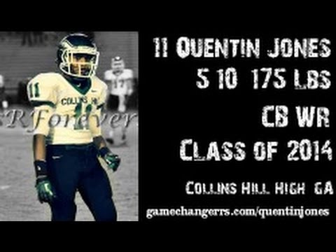 #11 Quentin Jones / CB, WR / Collins Hill High (GA) Class of 2014
