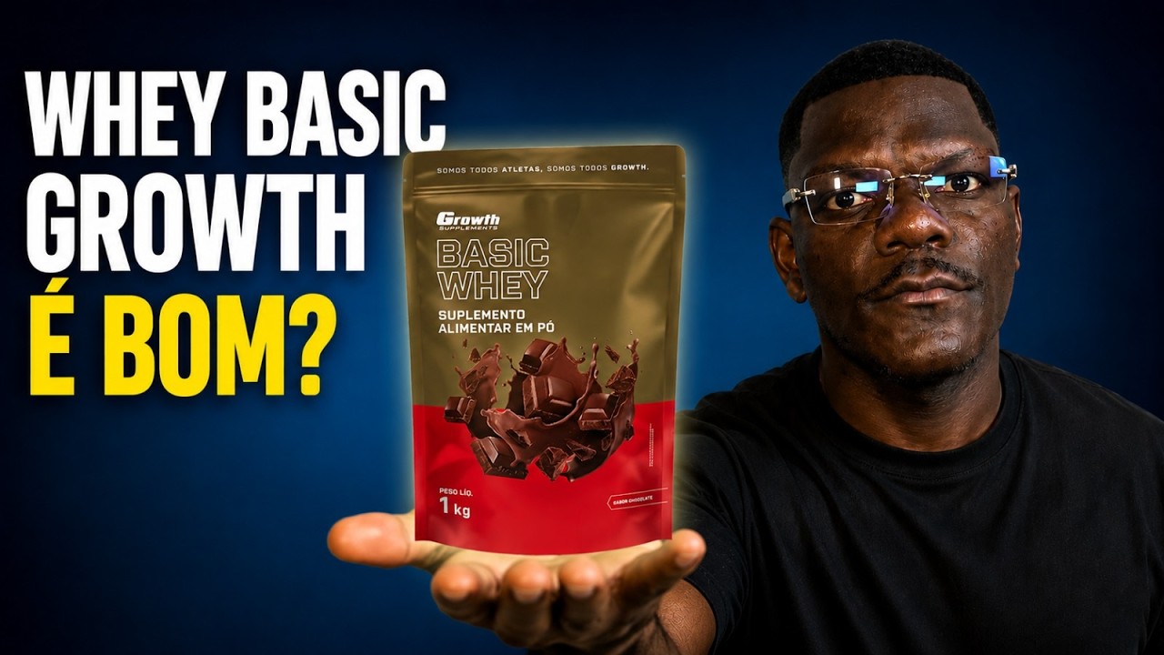 Miniatura da avaliação em vídeo de Proteína Growth Supplements Basic Whey Concentrado 1kg