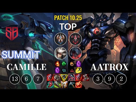 SB Summit Camille vs Aatrox Top - KR Patch 10.25