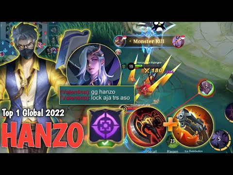 NEW SEASON 24 META HANZO SULIT ATAU TIDAK ? SOLO RANGKED IN LEGEND - HANZO TOP 1 GLOBAL 2022 - MLBB