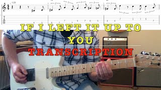 Merle Haggard - If I left It Up To You (Guitar Solo Transcription)