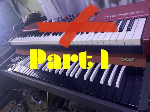 Vox continental Vs Nord Electro  6D Part 1  #organ #nord #nordelectro