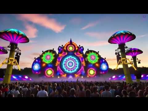 Full On Psy Trance Festival 2025 👽Hypnotic Psychedelic Vision Show ✨Mind-Expanding Visual Experience