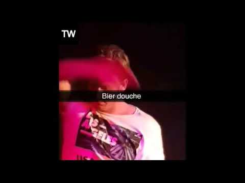 Rapper Sjors krijgt bierdouche en gooit bier het publiek in!