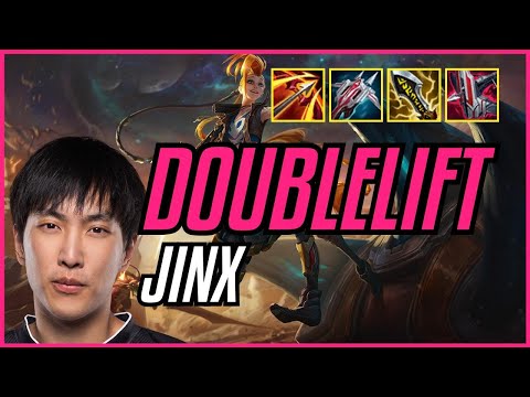DOUBLELIFT - JINX vs EZREAL ADC - NA CHALLENGER - PATCH 11.10