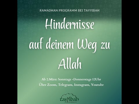 Hindernisse auf deinem Weg zu Allah Teil 4 - Der Hochmut Teil 1