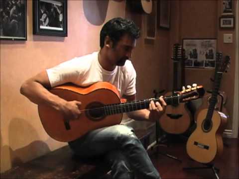 Marcus Nand Playing Flamenco at Candelas Guitasr.wmv