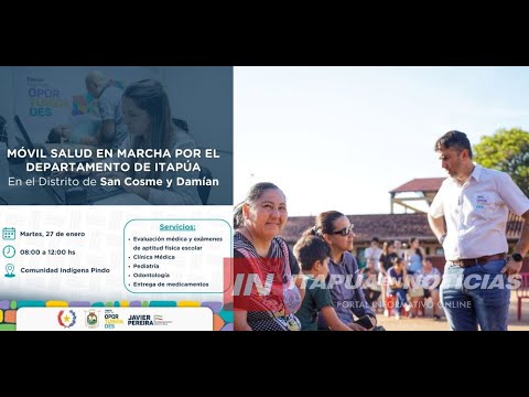 EL PROGRAMA “A LA ESCUELA CON SALUD” CONTINUARÁ EN COMUNIDADES DE ITAPÚA