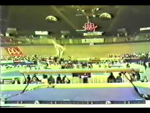 7th T CHN Huang Qun BB - 1985 World Gymnastics Championships 9.150