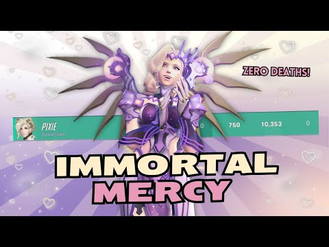 Unkillable Mercy! 0 Deaths Smooth Gameplay | Overwatch 2