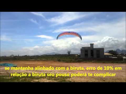 sugestão de decolagem e pouso de paramotor