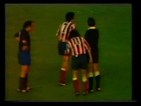 1976/77.- FC Barcelona 1 Vs Atlético Madrid 1 (Liga - Jª 24)