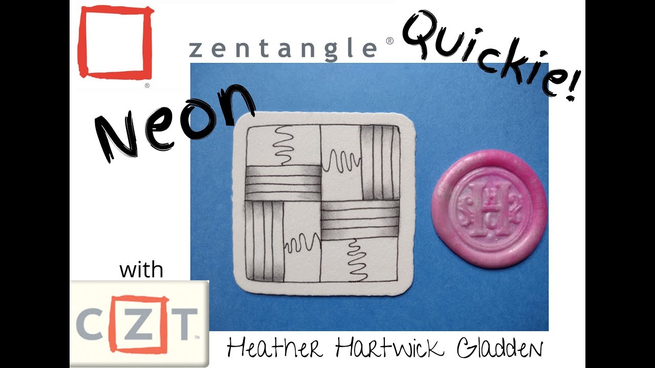 Neon | Zentangle® Quickie