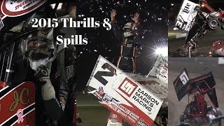 Sprint Car Crashes-2015 Thrills and Spills
