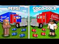 COCA COLA Vs PEPSI Drink Battle In Minecraft
