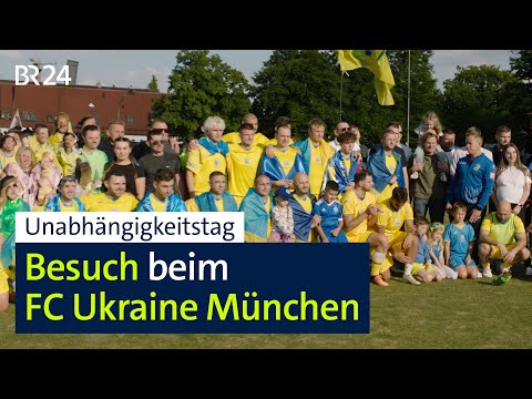 Besuch beim FC Ukraine München am Nationalfeiertag | BR24