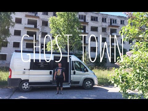Urban exploring with a van I Abandoned soviet military base in Latvia!