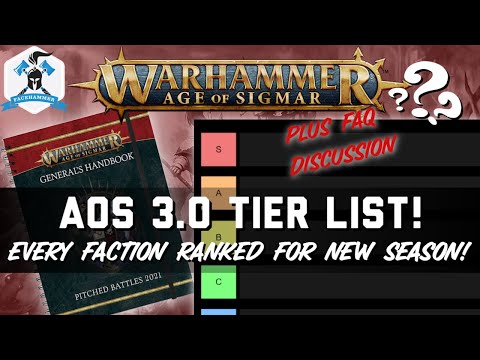 AOS 3 TIER LIST LIVE - EVERY FACTION RANKED FOR NEW EDITION!