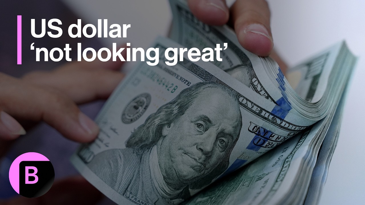Video: Dollar weakens as July retail sales fall 0.6% and U Mich sentiment drops