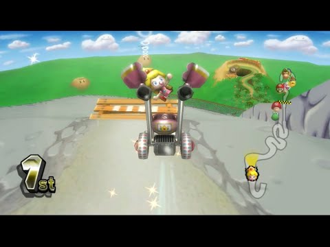 50cc Lightning Cup (3 Star Rank) Baby Peach + Baby Booster | Mario Kart Wii