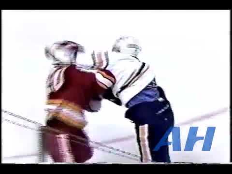 NHL Dec. 8, 1991 Buffalo Sabres v Calgary Flames (melee) Donald Audette v Gary Suter