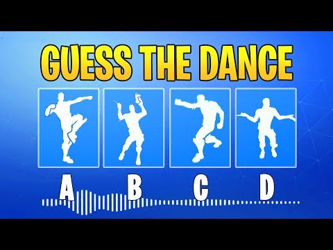 Guess The Fortnite Dance Name By The Sound - Music #2 - Fortnite challenge