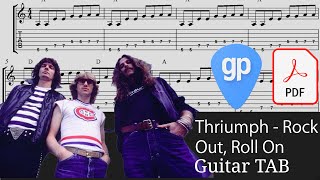 Triumph - Rock out, Roll On Guitar Tabs [TABS]