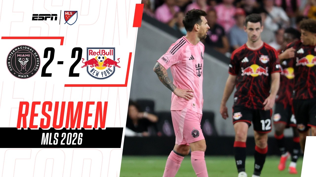 EL INTER DE MESSI EMPATÓ DE LOCAL Y SILVETTI MARCÓ UN GOL | I. Miami 1-1 New York RB | RESUMEN