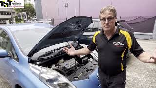 2011 Nissan LEAF with a high voltage battery drain