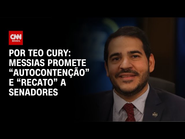Messias promete “autocontenção” e “recato” a senadores | CNN NOVO DIA