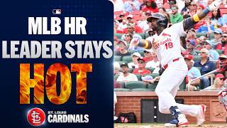 Jordan Walker is ON FIRE! ???? He hits his MLB-LEADING 7th homer of the season for the Carindals!