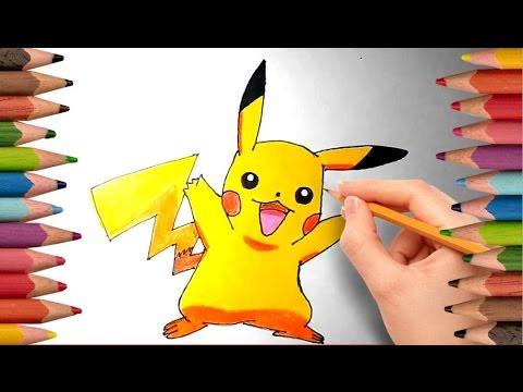 Как Нарисовать Пикачу / Покемон Го / How to Draw a Pokemon Pikachu