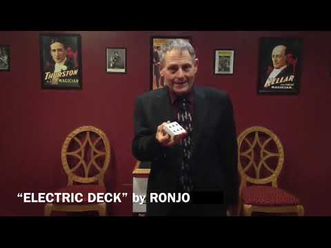 Saturn Magic - ELECTRIC DECK DELUXE - TETRA 4 COLOR FANNING by Ronjo - Trick